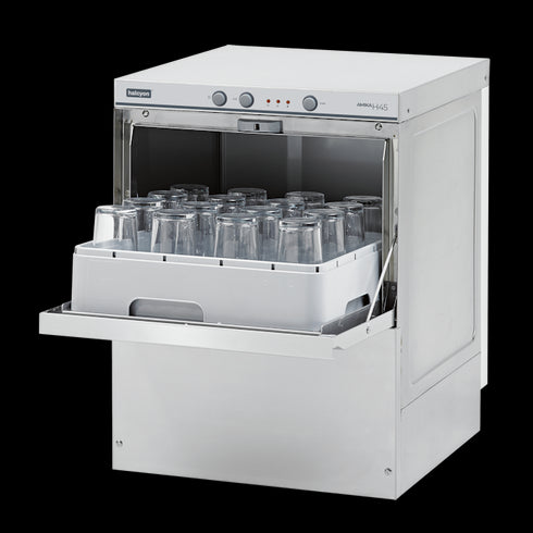 Halcyon Aimka AMH45D Undercounter Glasswasher 450 x 450mm Basket + Drain Pump
